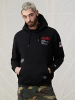 Alpha Industries Nasa Worm Logo Hoodie - Image 6