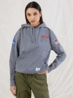 Alpha Industries Nasa Worm Logo Hoodie - Image 4