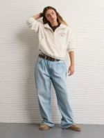 American-Eagle-Sherpa-Fleece-Graphic-Henley-Sweatshirt-White