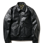 Beams-Plus-Leather-Jacket-Black