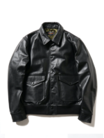 Beams-Plus-Leather-Jacket-Black