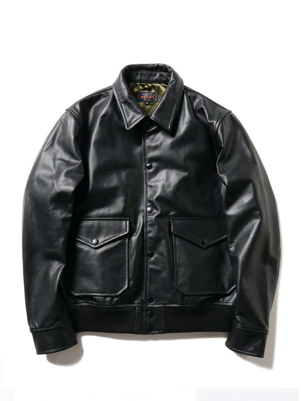 Beams-Plus-Leather-Jacket-Black Beams-Plus-Leather-Jacket-Black