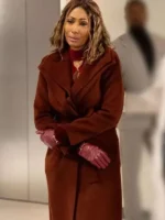 Trisha Mann Beyond The Gates Brown Trench Coat - Image 2