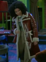 Eva Thomas Beyond the Gates Brown Leather Coat