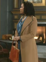 Naomi Hamilton Hawthorne Beyond the Gates Brown Wool Coat