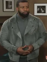 Maurice P. Kerry Beyond the Gates Grey Suede Leather Jacket