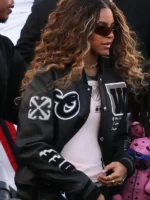 Blue-Ivy-Super-Bowl-Leather-Jacket-Black