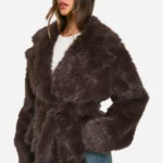 Boohoo-Brown-Faux-Fur-Jacket