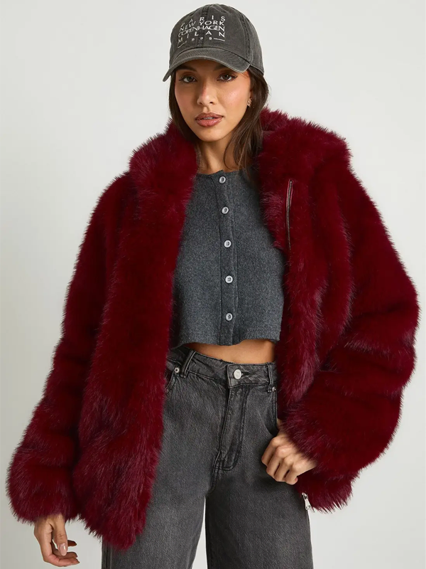 Boohoo-Burgundy-Faux-Fur-Jacket