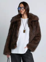 Boohoo-Vintage-Look-Faux-Fur-Jacket-Brown