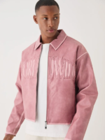 Boohooman-Pink-Leather-Jacket