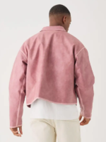 Boohooman-Pink-Leather-Jacket-Back