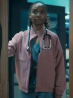 Brilliant Minds S02 Dr. Ericka Kinney Pink Jacket - Image 2