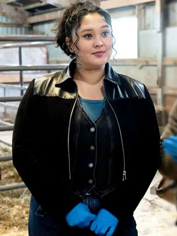 Brilliant Minds S02 Dana Dang Black Jacket