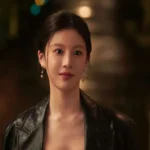 Can This Love Be Translated Go Youn-jung Black Leather Blazer