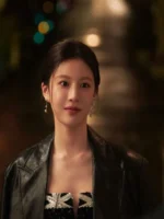 Can This Love Be Translated Go Youn-jung Black Leather Blazer