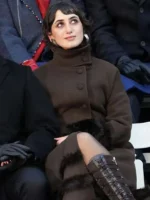 NYC Ceremonial Inauguration Rama Duwaji Fur Trim Coat