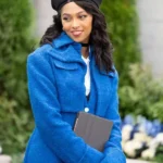 Beyond the Gates Kat Richardson Blue Wool Coat