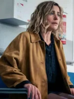 Lillian Vandenberg Dear Life Brown Suede Jacket - Image 2