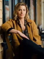 Lillian Vandenberg Dear Life Brown Suede Jacket - Image 3