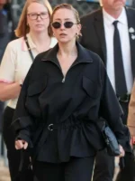 Erin Doherty Jimmy Kimmel Live Black Jacket