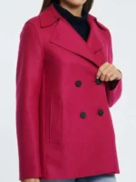 General Hospital Kristen Vaganos Pink Peacoat - Image 3