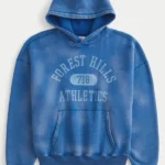 Hollister Forest Hills Athletics Hoodie Blue