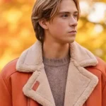 Ici Tout Commence Cesar Verneuil Shearling Car Coat