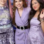 Electric Bloom Jade Castillo Purple Blazer