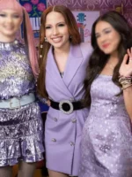 Electric Bloom Jade Castillo Purple Blazer