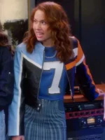 Electric Bloom Jade Castillo Cropped Leather Jacket