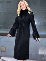 New York City 2026 Jenny McCarthy Black Wool Coat