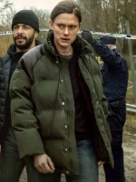 Land of Sin 2026 Krista Kosonen Green Puffer Jacket