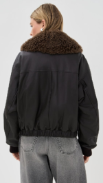 Lemaire-Leather-Blouson-With-Shearling-Collar-Look
