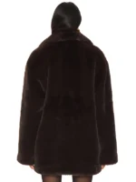 Wainscott Faux Fur Jacket In Brown Lovers And Friends - Image 3