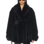 Margot Faux Fur Coat In Black Lovers And Friends