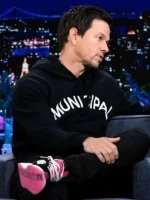 The Tonight Show Mark Wahlberg Black Hoodie - Image 2