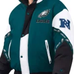 Green and Black Eagles Tape Jacket