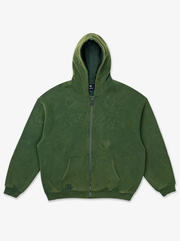 Minecraft-Sketch-Green-Hoodie Minecraft-Sketch-Green-Hoodie