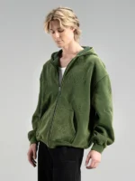 Minecraft Sketch Green Hoodie - Image 3