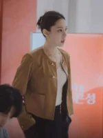Seo Ji-hye Nice to Not Meet You Brown Jacket
