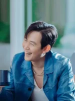 Lee Jung-jae Nice to Not Meet You Blue Leather Jacket