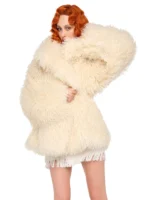 Norma Kamali Faux Fur Coat