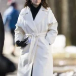 Only Murders in the Building Selena Gomez White Coat