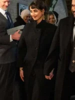 Rama Duwaji Black Wool Coat