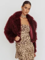 Selfie-Leslie-Aland-Fuzzy-Faux-Fur-Jacket