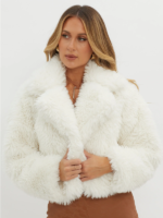 Selfie-Leslie-Faux-Fur-Jacket-White