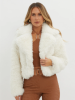 Selfie-Leslie-Fur-Jacket-White