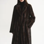 Source-Unknown-Notched-Lapel-Faux-Fur-Coat-Chocolate