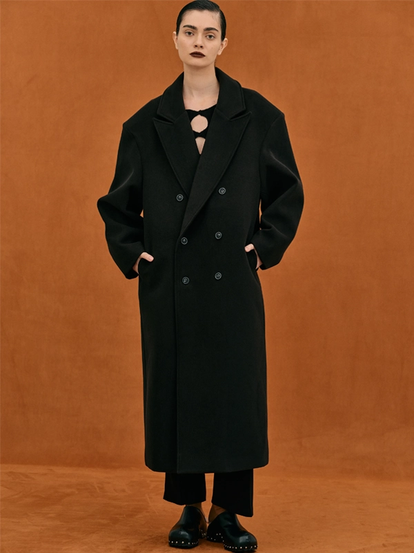 Source-Unknown-Wallis-Oversized-Grandpa-Coat-In-Black Source-Unknown-Wallis-Oversized-Grandpa-Coat-In-Black